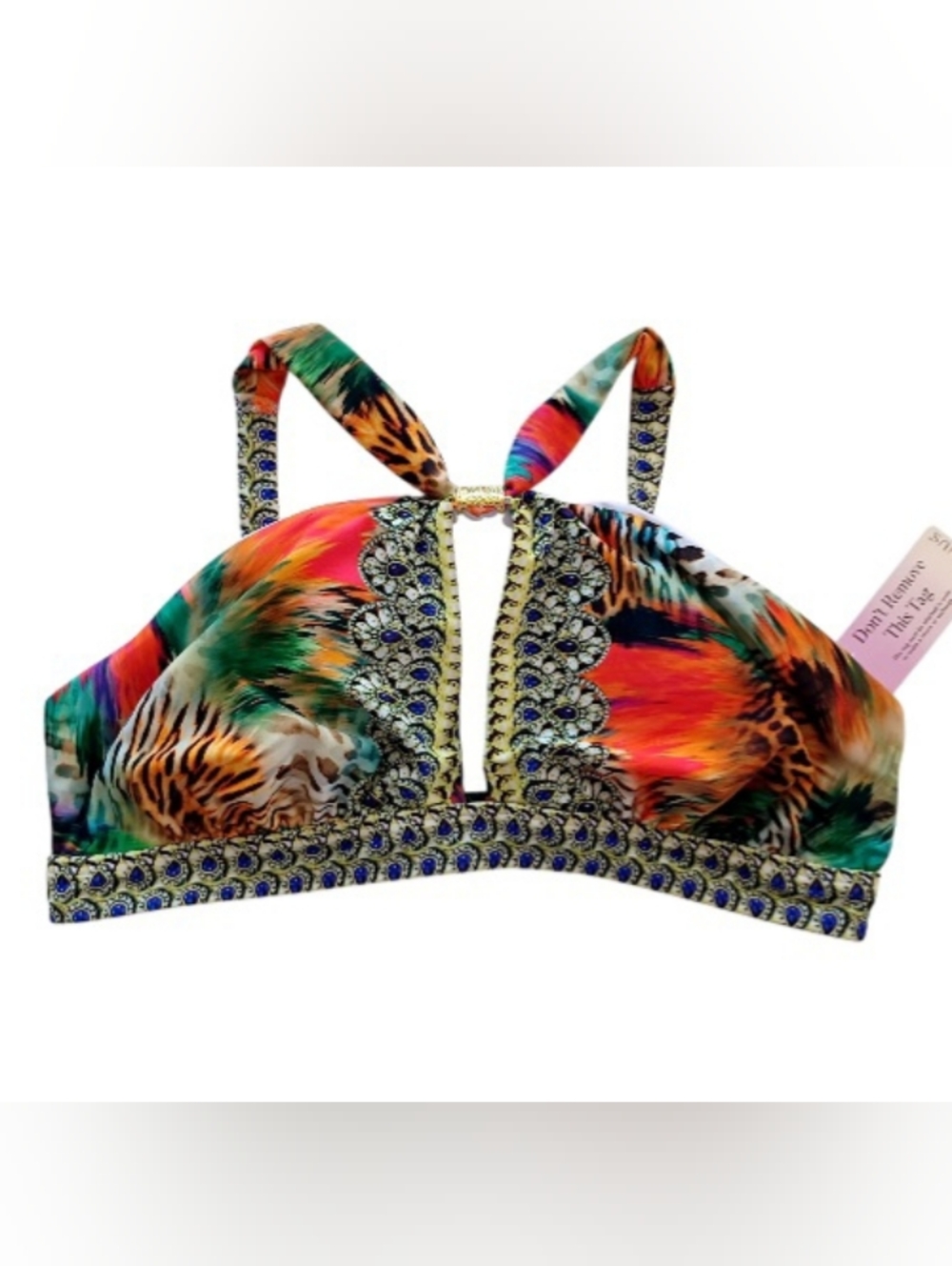 VENUS Island Delight  Multicolor  Bikini Top, Size 18